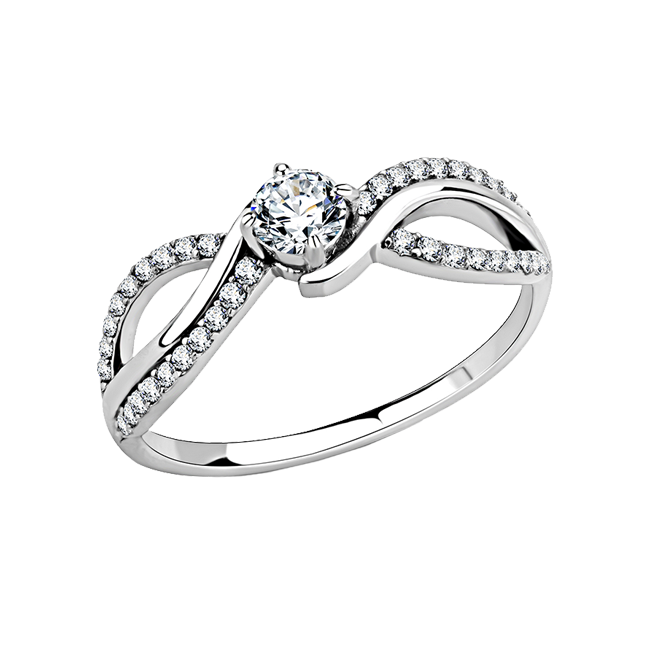 An Elegant Women's Stainless Steel Ring