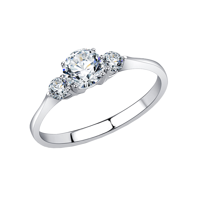 A Simple Women's Stainless Steel Ring