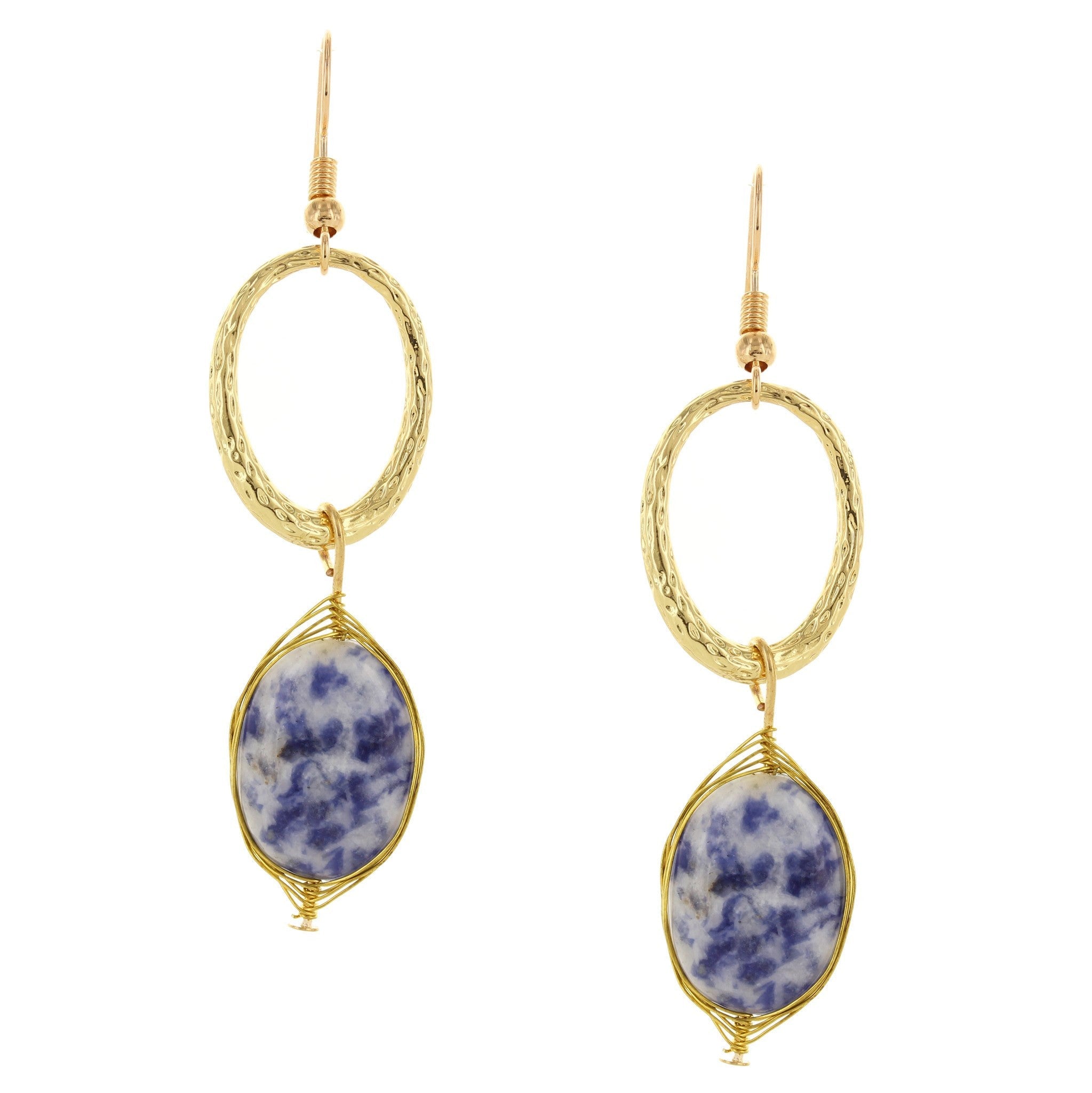Olivia Welles - Earth Stone Earrings