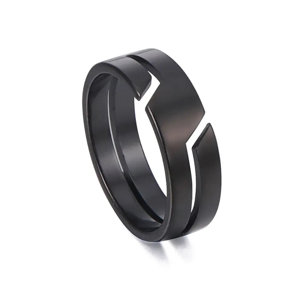 True Grit - Men's High Polished Stainless Steel Ring
