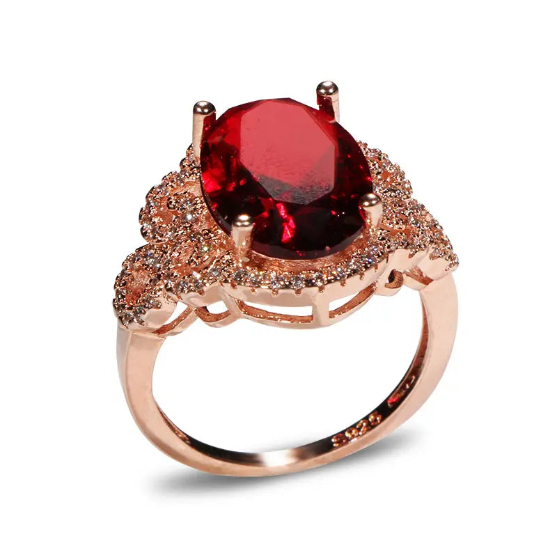 Dolly - Women's High Polished Stainless Steel Ring with 3 CT. Eq. Oblong Clear Stone