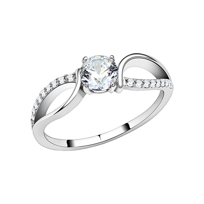 A Simply Stunning Women's Stainless Steel Ring