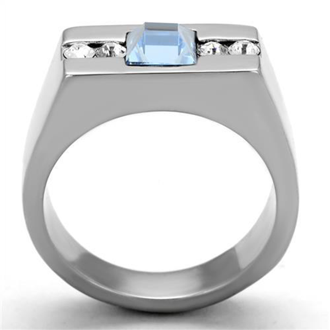 Oceanside - Men's High Polished Stainless Steel Ring