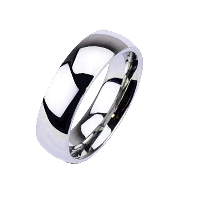 Tradition - Polished Titanium Traditional Design Wedding Ring