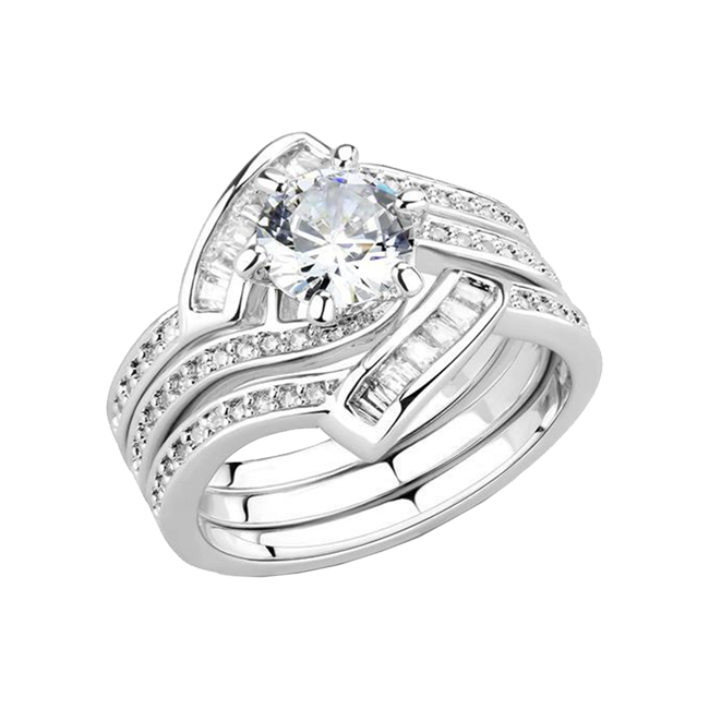 Women's Art Deco Stacking