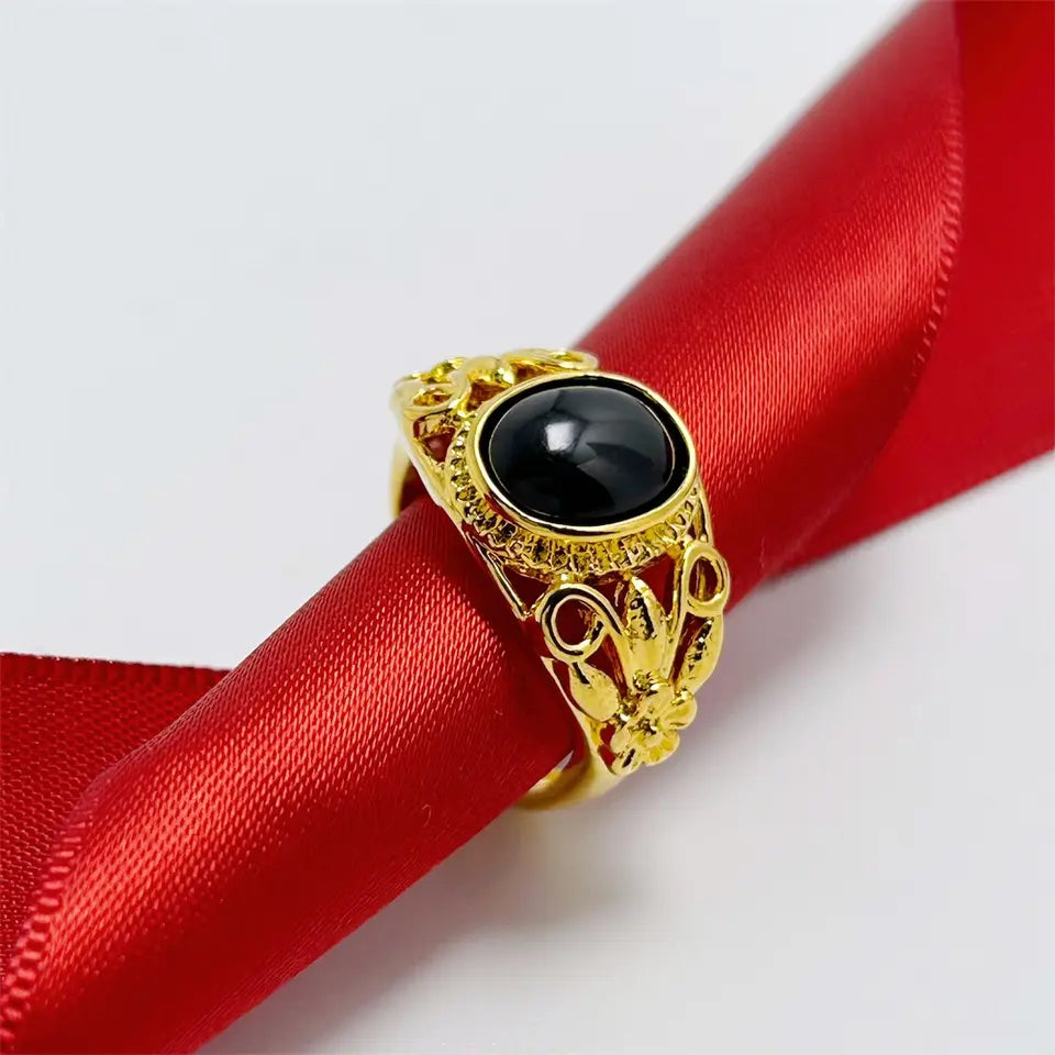 Tangled in Love - A Beautiful Women's High Polished Stainless Steel Statement Ring with Round AAA Grade Clear CZ Stones