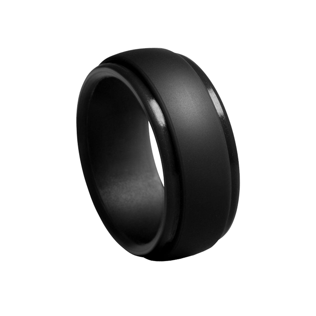 Everyday Onyx - Men's 8mm Silicone Ring