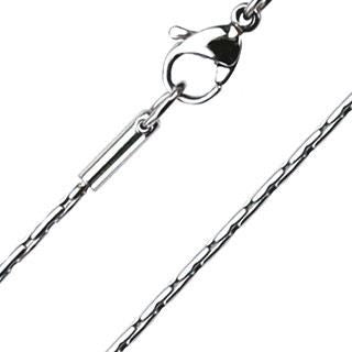 Steel Fortune - Versatile High Polished Stainless Steel Micro Chain Necklace