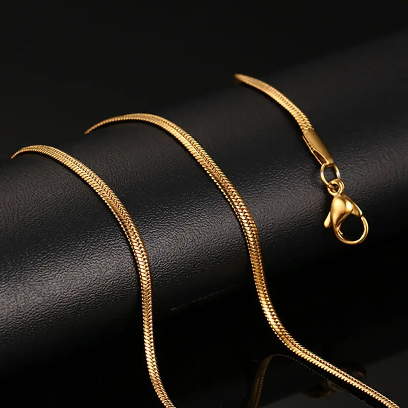 Stainless Steel Box Chain - 20" Inch Stainless Steel Box Chain Necklace