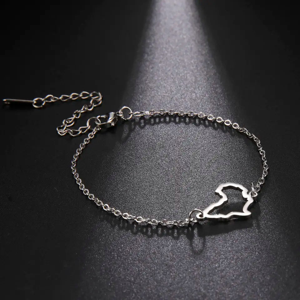 Steel Maze - Men's Stainless Steel Cut Out Band