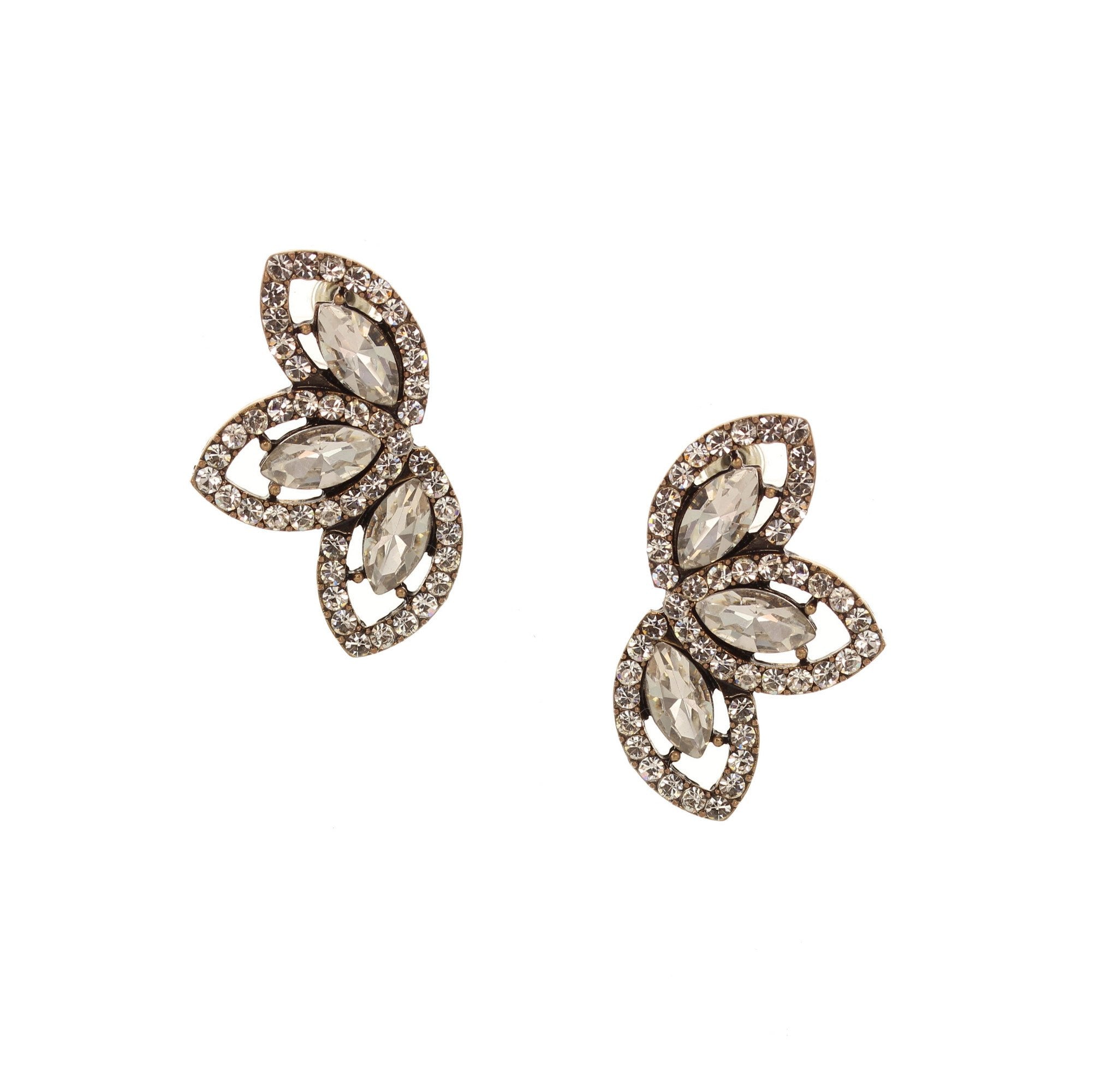 Olivia Welles - Dana Crystal Earrings