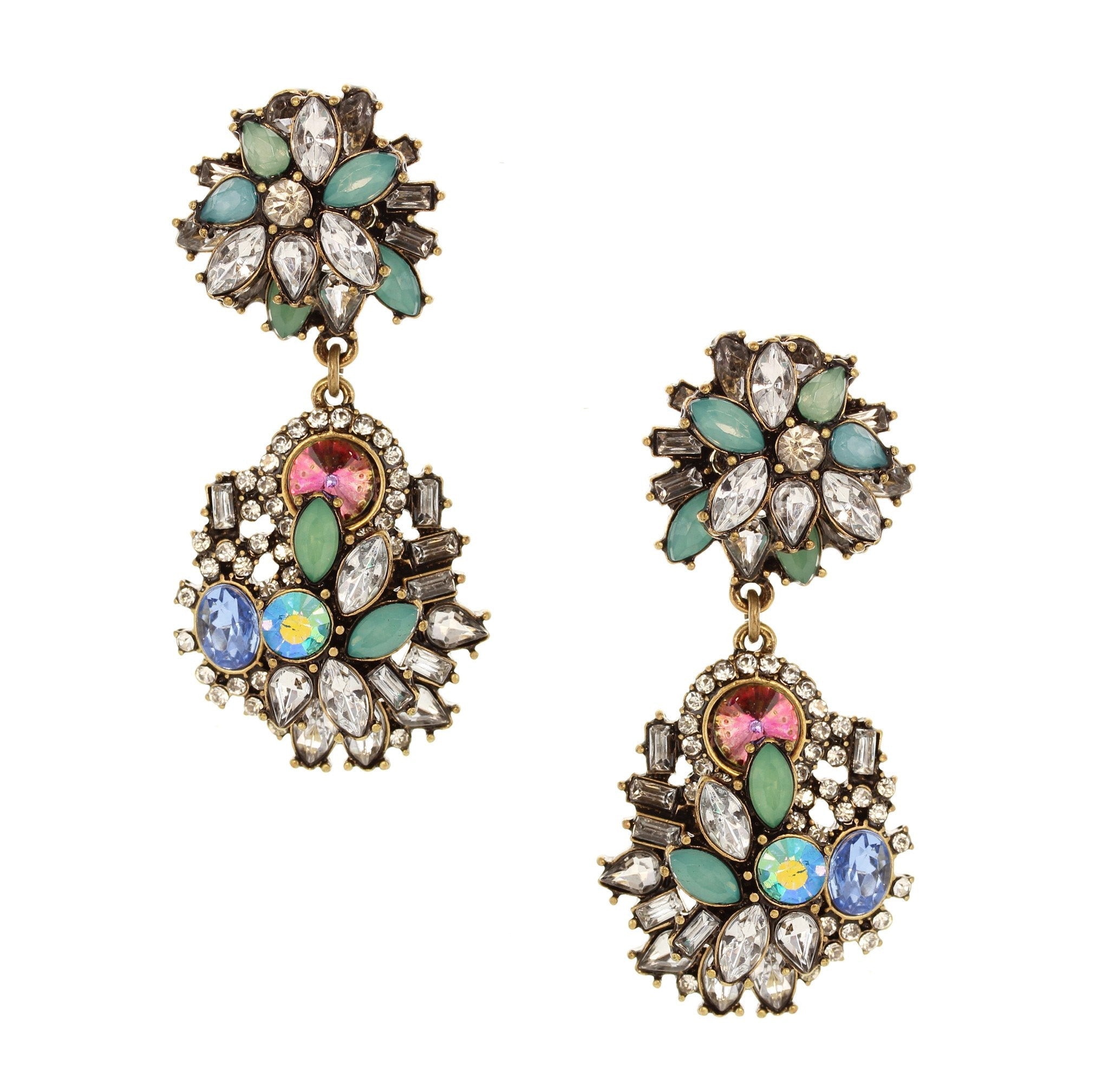 Olivia Welles - Scarlet Stone Earrings