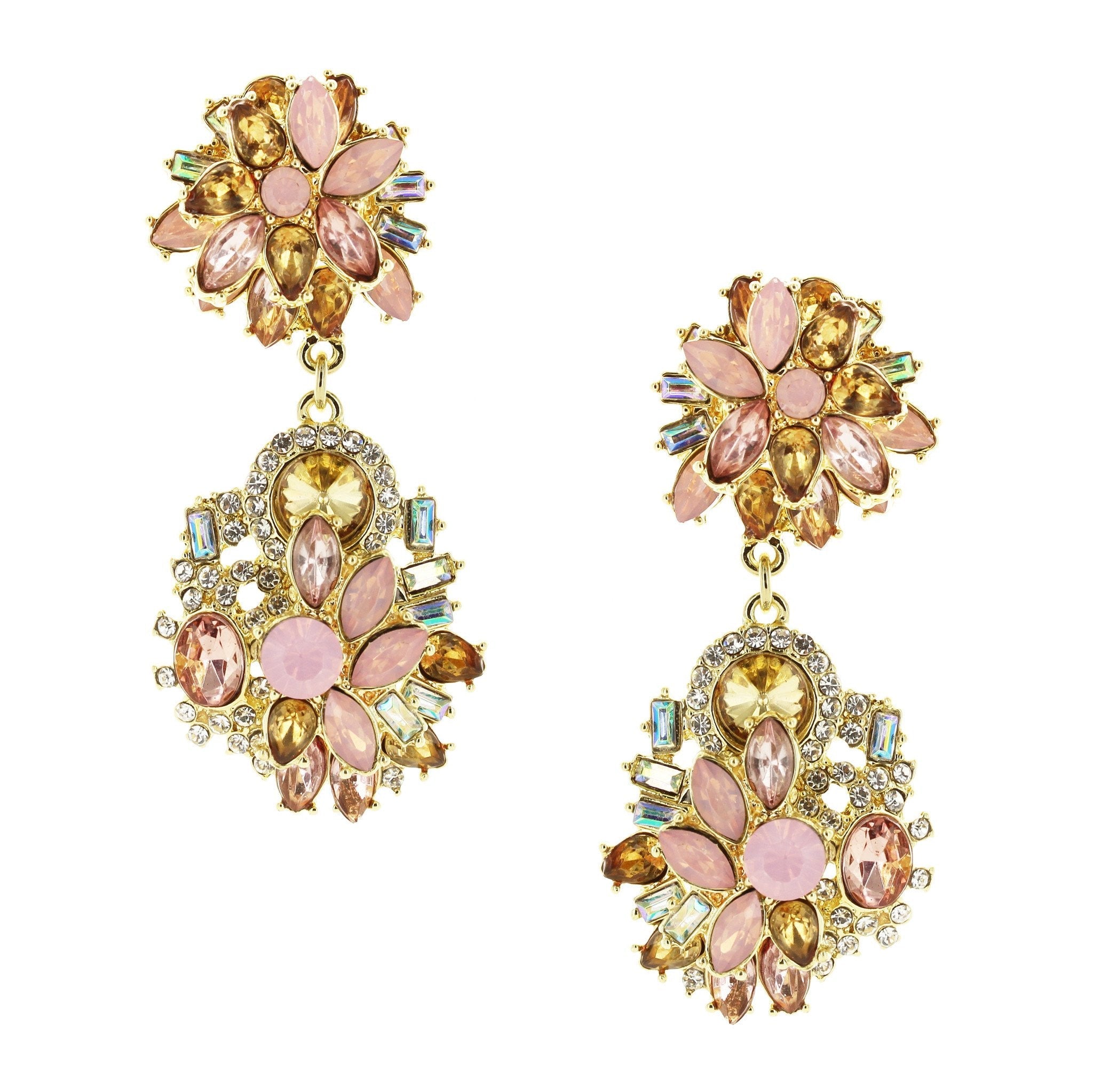 Olivia Welles - Scarlet Stone Earrings