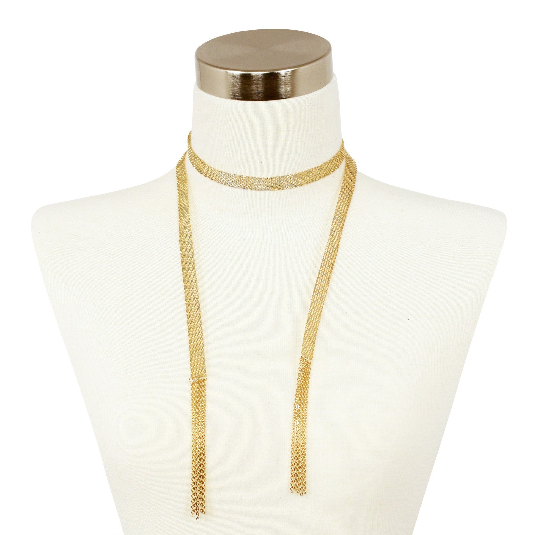 Olivia Welles - Jade Mesh Choker