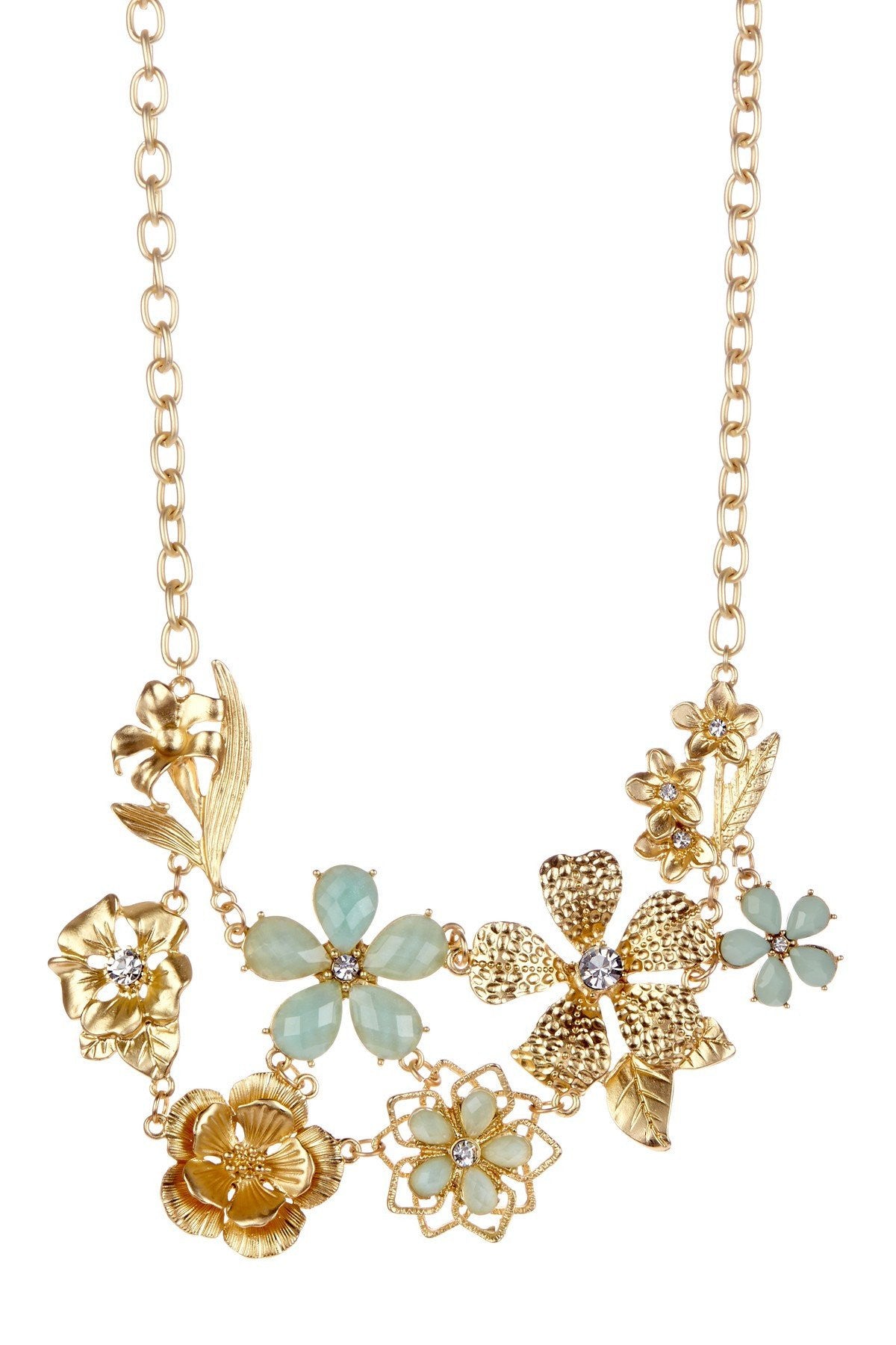Olivia Welles - Minty Bouquet Necklace