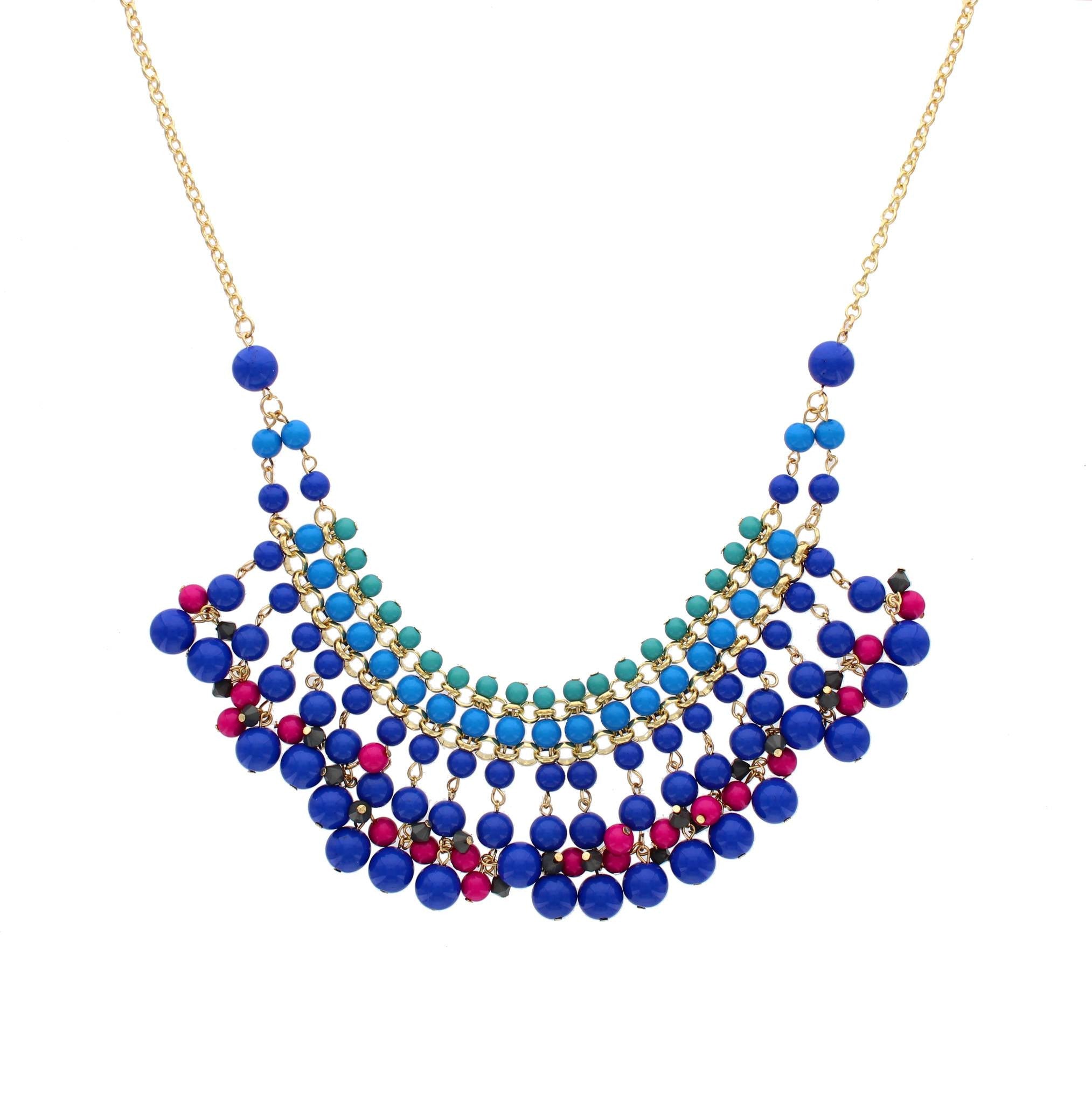 Olivia Welles - Bari Fringe Bead Necklace