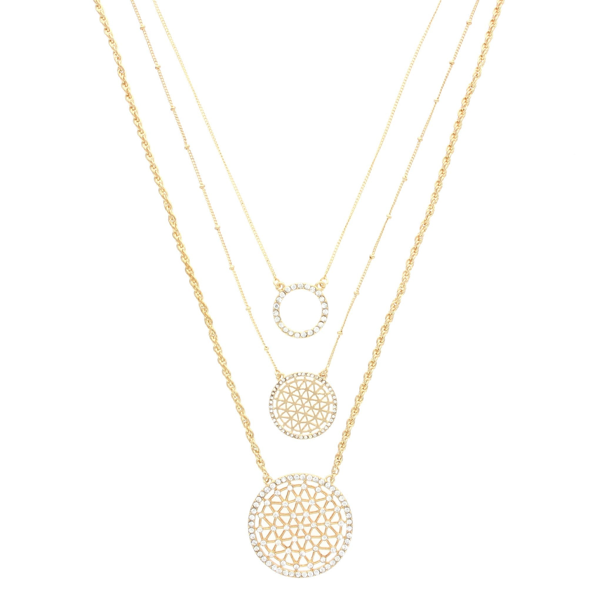 Olivia Welles - Gleaming Layers Necklace