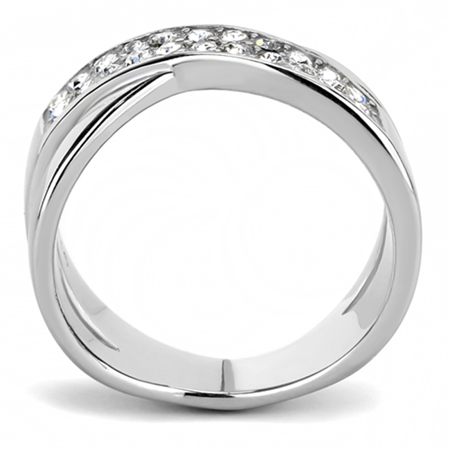 Winslet - A Beautiful Women's Stainless Steel CZ Statement Ring